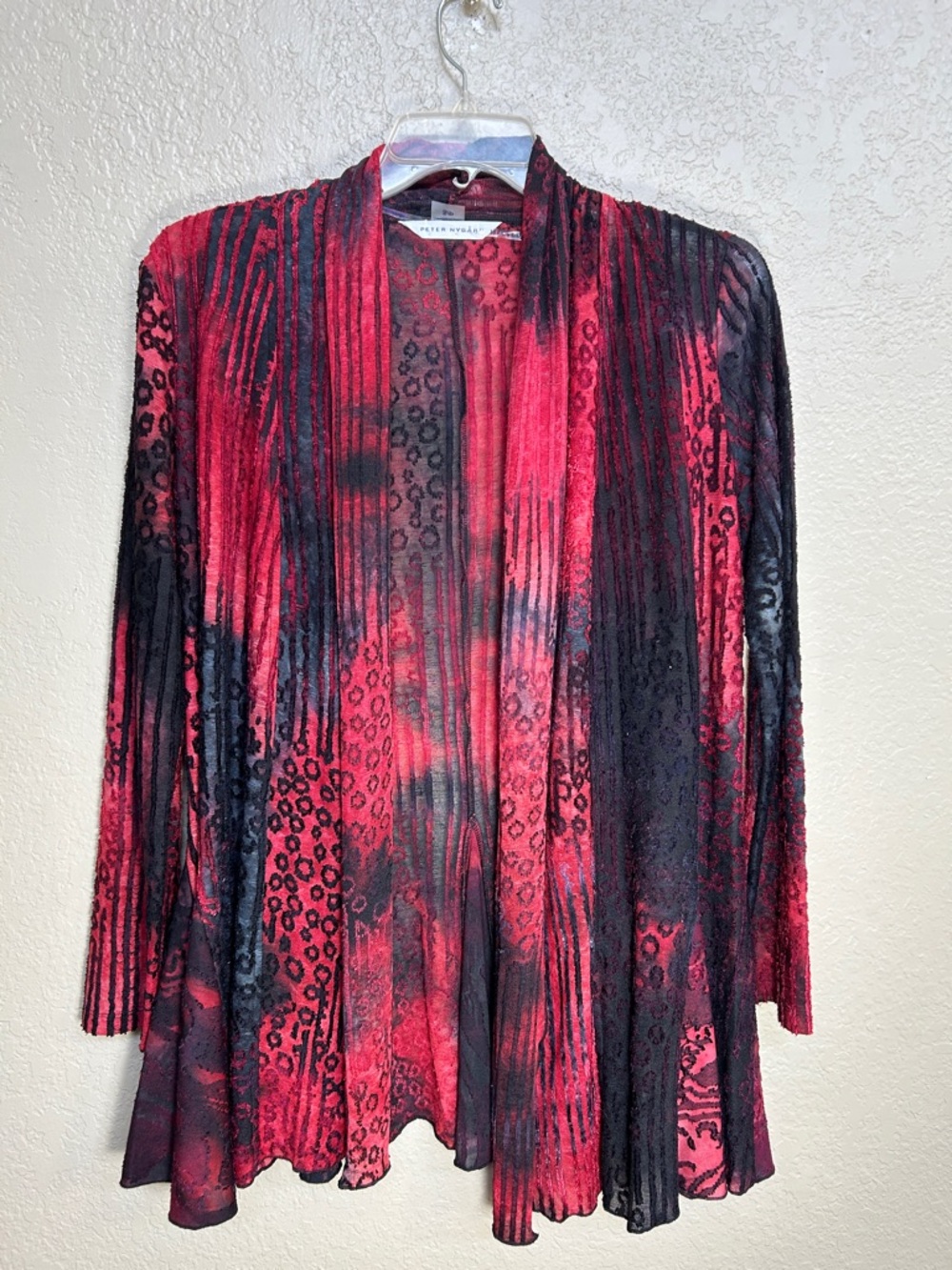 PETER NYGARD Whimsy Goth Fairy Renaissance Edwardian Velvet Burnout Long Line